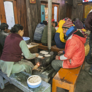 A dhaba along the route